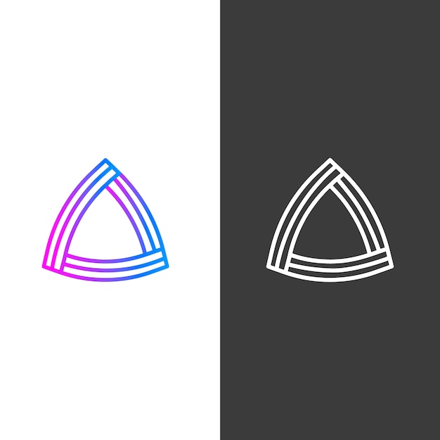 Vector gratuito versiones abstractas del logotipo de la empresa comercial