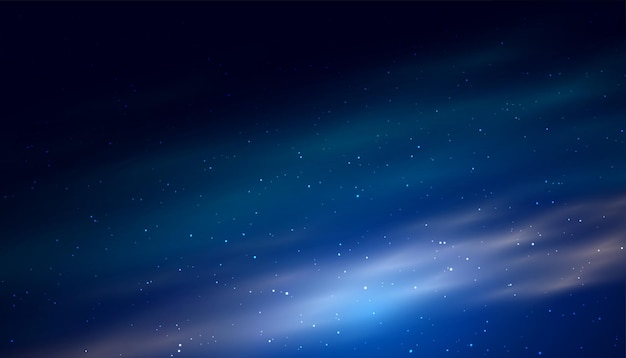 Viaje de la bandera del cielo nocturno estrellado al universo