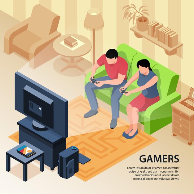 Videojuego isométrico con texto e ilustración nacional.