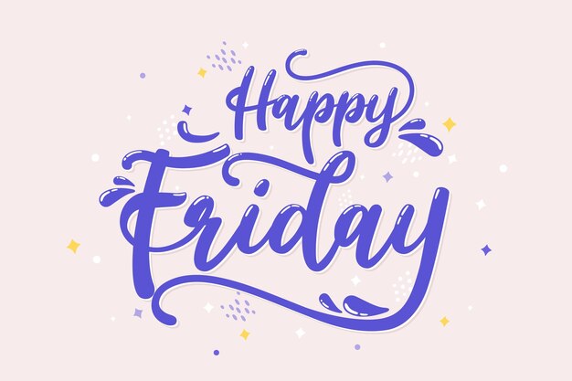 Viernes fondo con letras