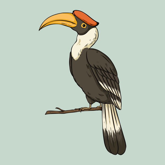 Vintage dibujado a mano vector cálao dibujos animados clipart