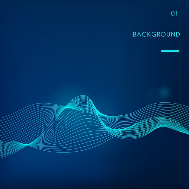Visualización de datos dinámico vector de patrón de onda