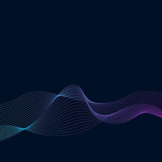 Visualización de datos dinámico vector de patrón de onda