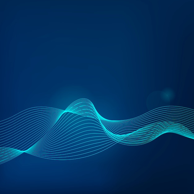 Visualización de datos dinámico vector de patrón de onda