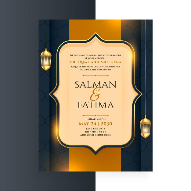volante decorativo de celebración de bodas islámicas con diseño de linterna
