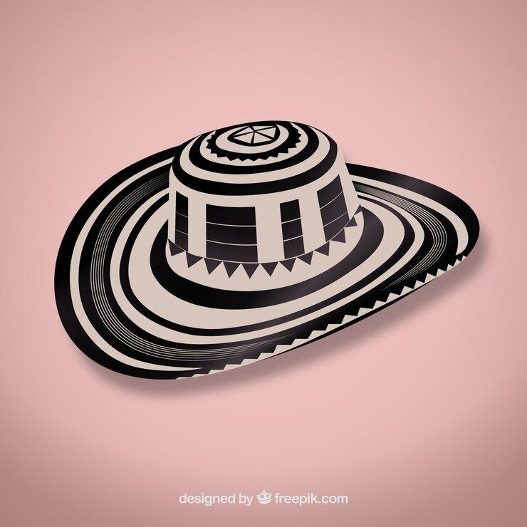 Vector gratuito vueltiao - vector sombrero
