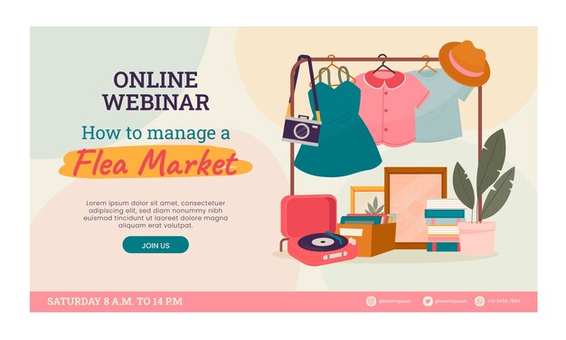 Webinar sobre mercadillos de segunda mano
