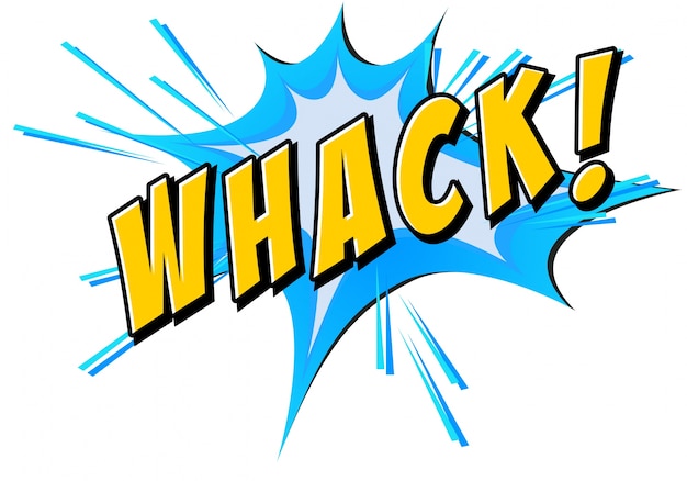 Whack flash en blanco