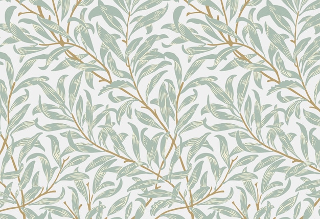 Vector gratuito willow bough por william morris