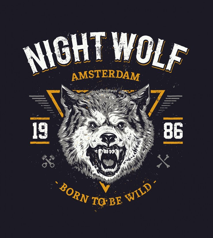 Vector gratuito wolf head art