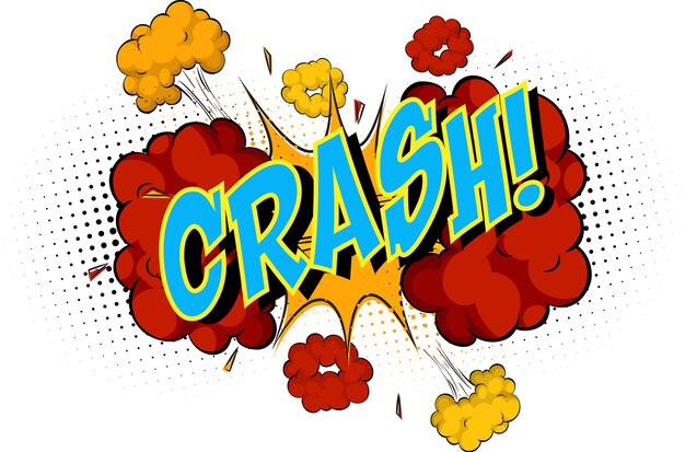 Word Crash en la nube de cómics