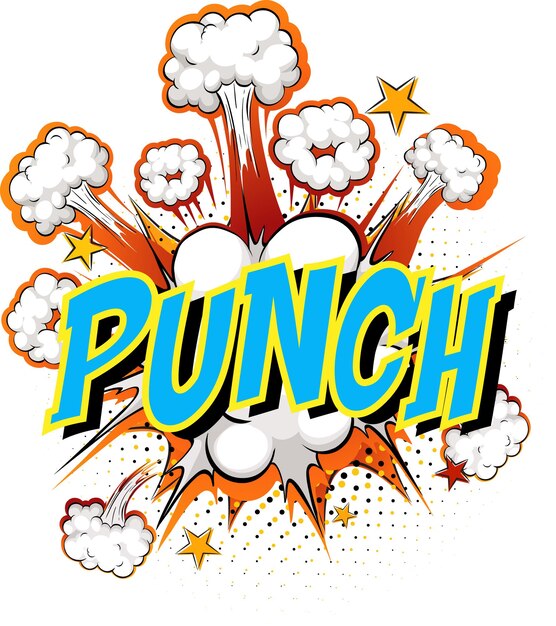Word Punch en la nube de cómics