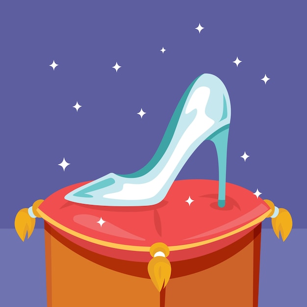 Zapato de cristal de Cenicienta
