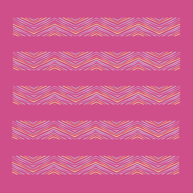 Vector gratuito zig zag, ilustrador, cepillo, vector, garabato, seamless, patrón, cepillo, conjunto