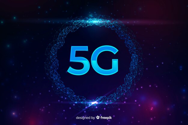 5g internet connection concept background