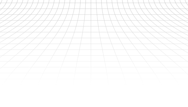 Miễn phí Vector abstract and curvy perspective grid line pattern on white background