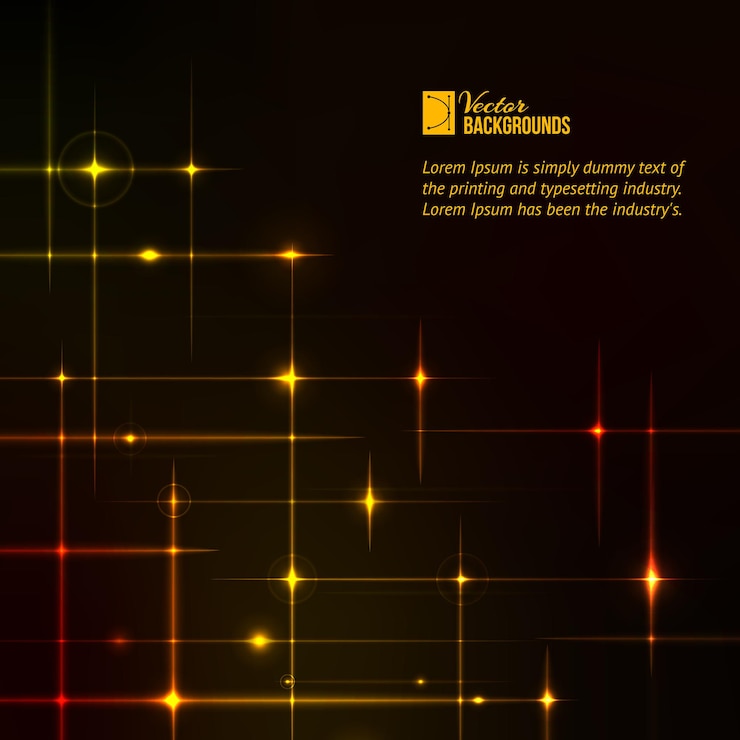 Miễn phí Vector abstract background with waves and glow.