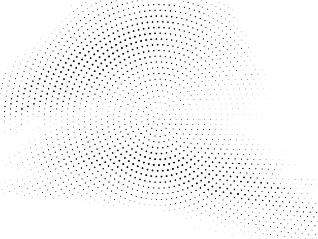 Abstract circular halftone design modern background