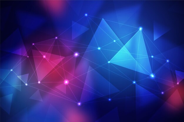 abstract poly background with dots
