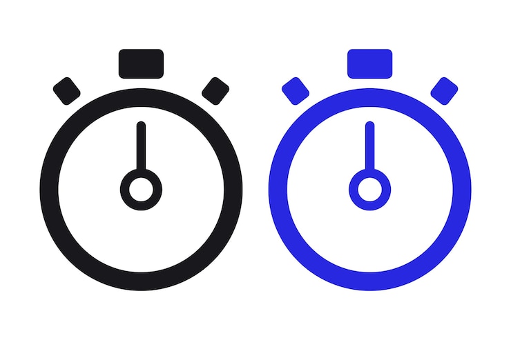 Miễn phí Vector abstract timers set of two