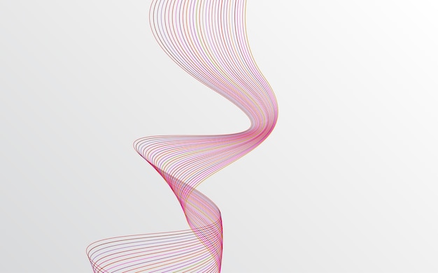 Abstract warped Diagonal Striped Background Vector curved twisted slanting waved lines pattern Brand new style for your business design
