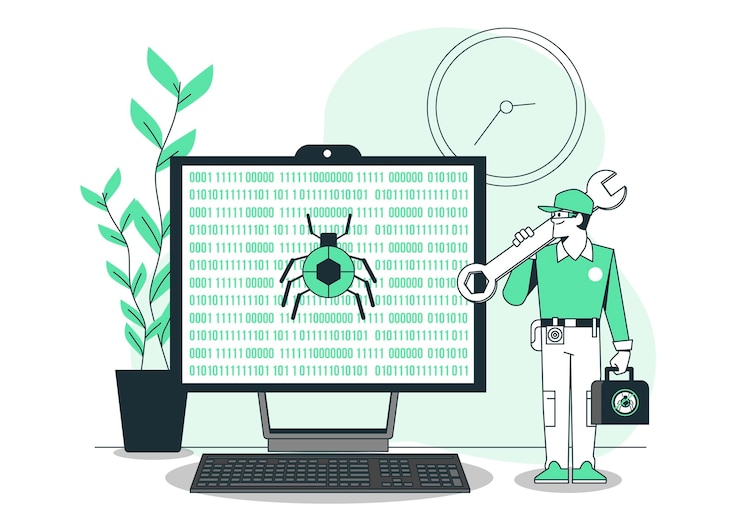 Miễn phí Vector ảnh minh họa khái niệm sửa lỗi