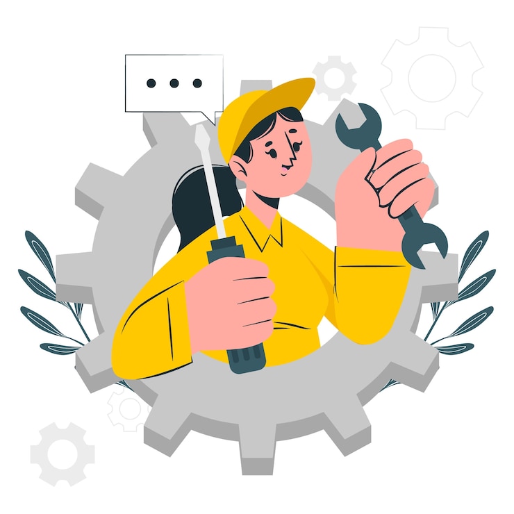 Miễn phí Vector ảnh minh họa về khái niệm hỗ trợ kỹ thuật