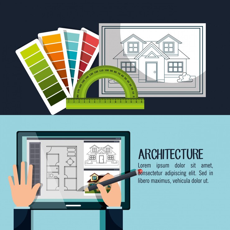 Miễn phí Vector architecture project design 