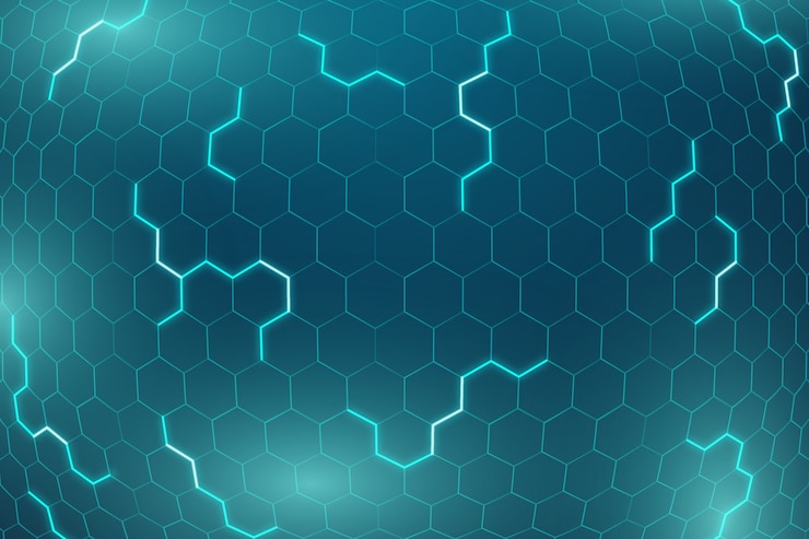 Miễn phí Vector background hexagonal futuristic net