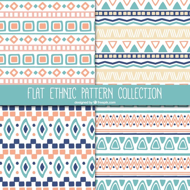 Beautiful ethnic patterns set