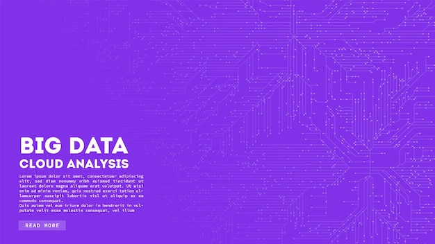 Big Data điện toán đám mây Blockchain visualiztion Mẫu trừu tượng bảng mạch