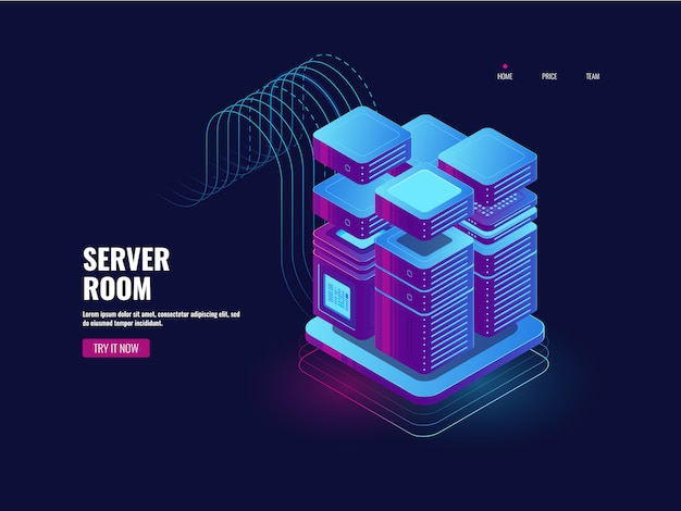 big data processing, blockchain technology, token access system, server room
