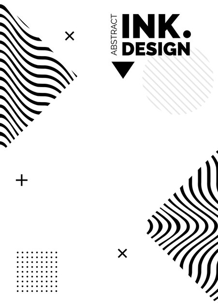 black lines poster template trendy abstract wavy backgrounds seamless striped patterns verticaldeformed lines and ripples geometry optical effects fashion print for textile and fabric