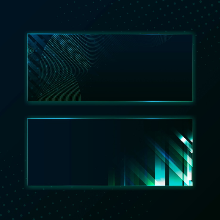 Miễn phí Vector blank green rectangle banner signboard vector