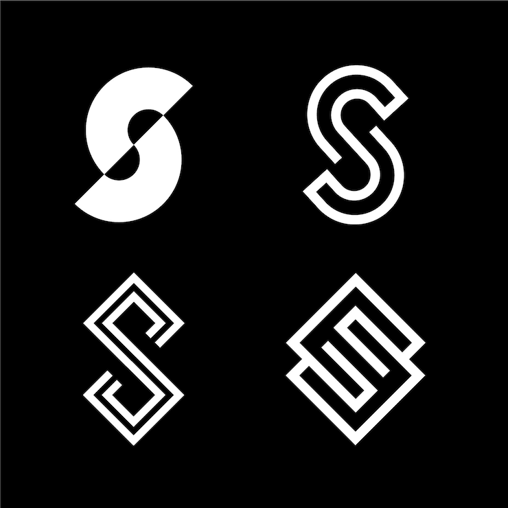 Miễn phí Vector bộ sưu tập mẫu logo s thiết kế phẳng