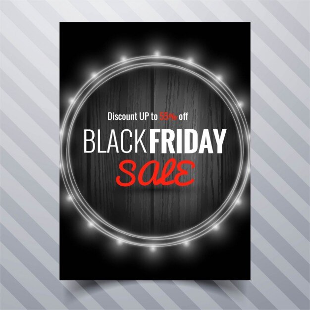 Miễn phí Vector brochure, light frame, black friday