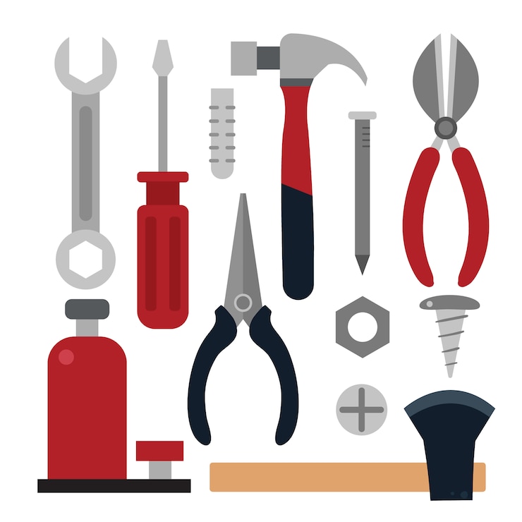 Miễn phí Vector carpentry tools collecti