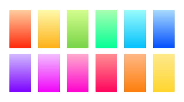 collection of bright and smooth multicolor vibrant element backdrop design