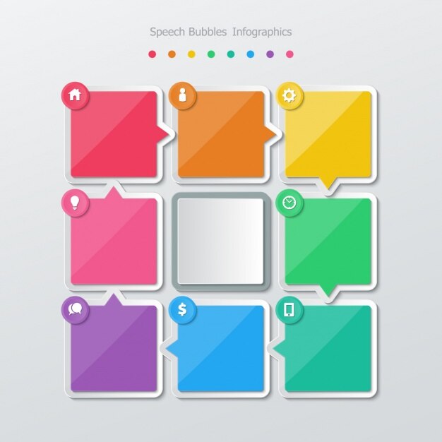 colored squares and one gray