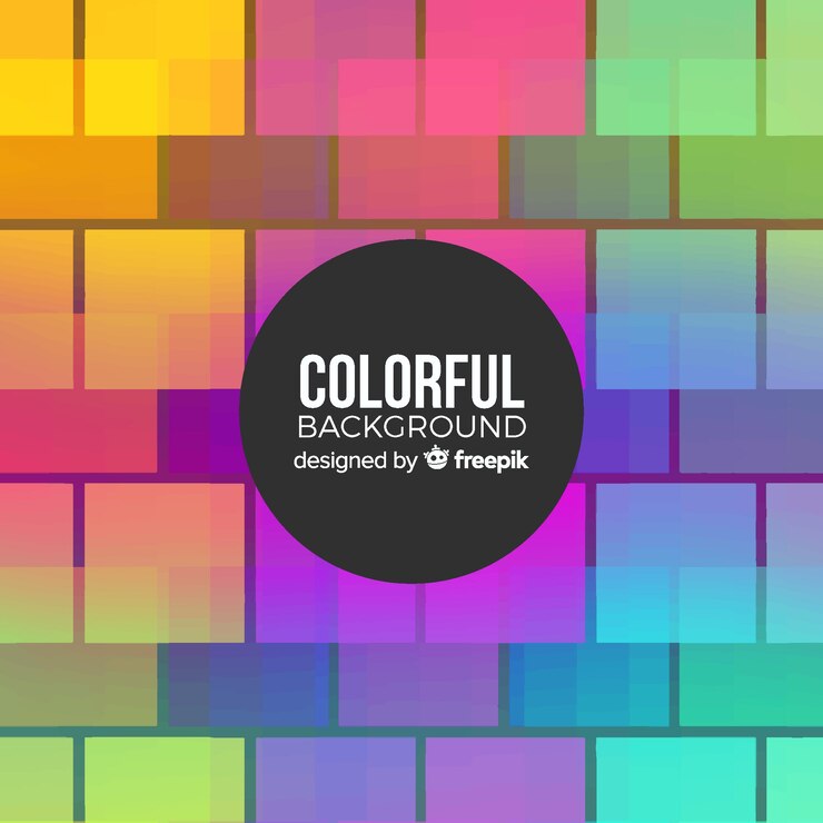 Miễn phí Vector colorful background with abstract shapes