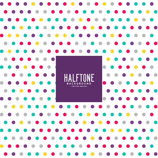 colorful dots pattern background design