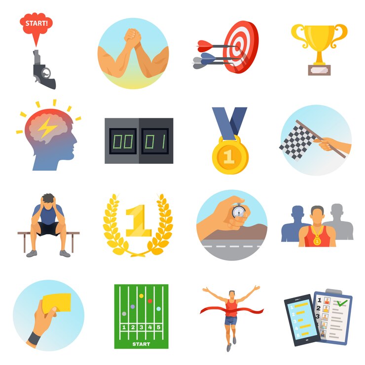 Miễn phí Vector competition icons set