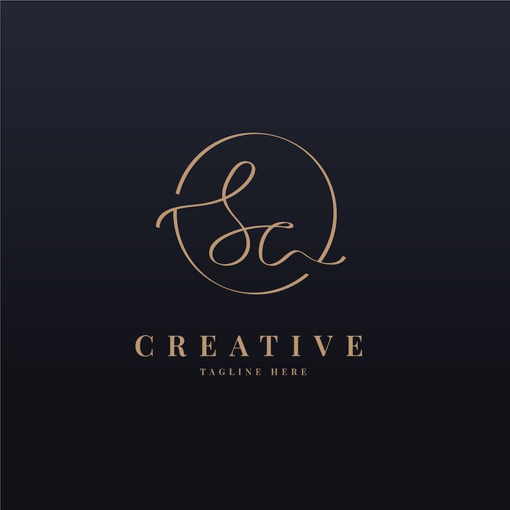 Miễn phí Vector creative professional sc logo template