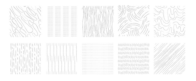 Crosshatch shape pattern set