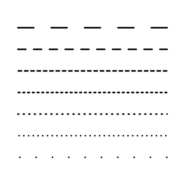 Dashed Lines Set