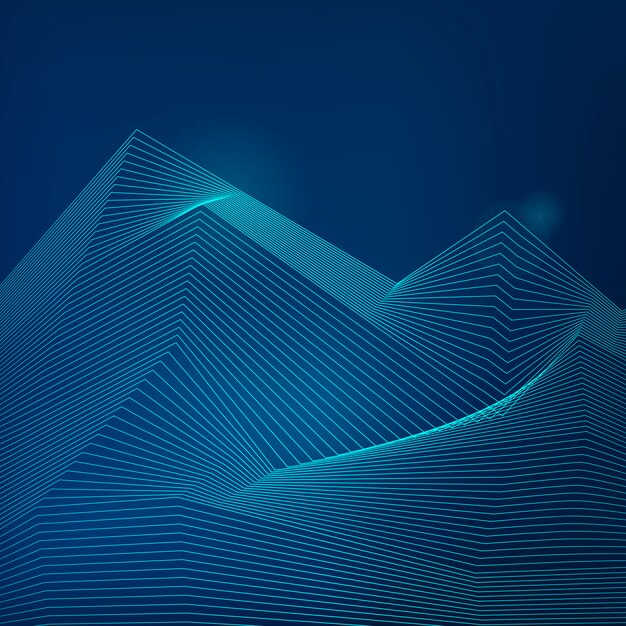 data visualization dynamic wave pattern vector
