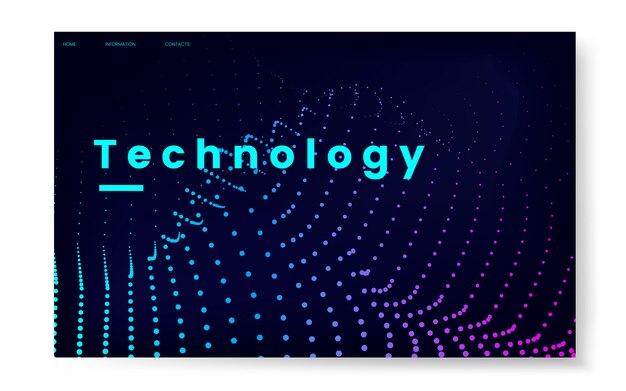 data visualization particle dynamic wave pattern vector