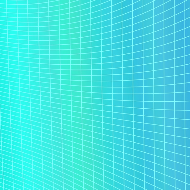 Dynamic abstract geometrical grid background - vector graphic from curved angular striped grid