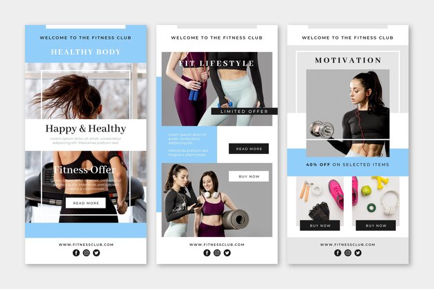 fitness email template
