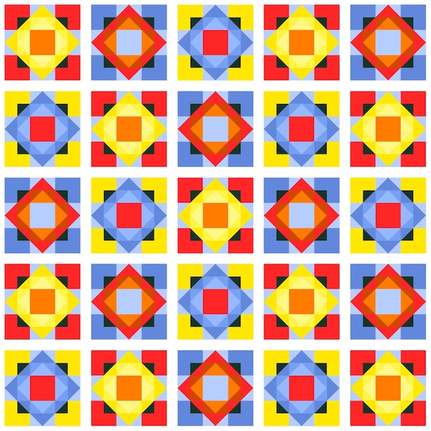 flat design colorful geometric pattern